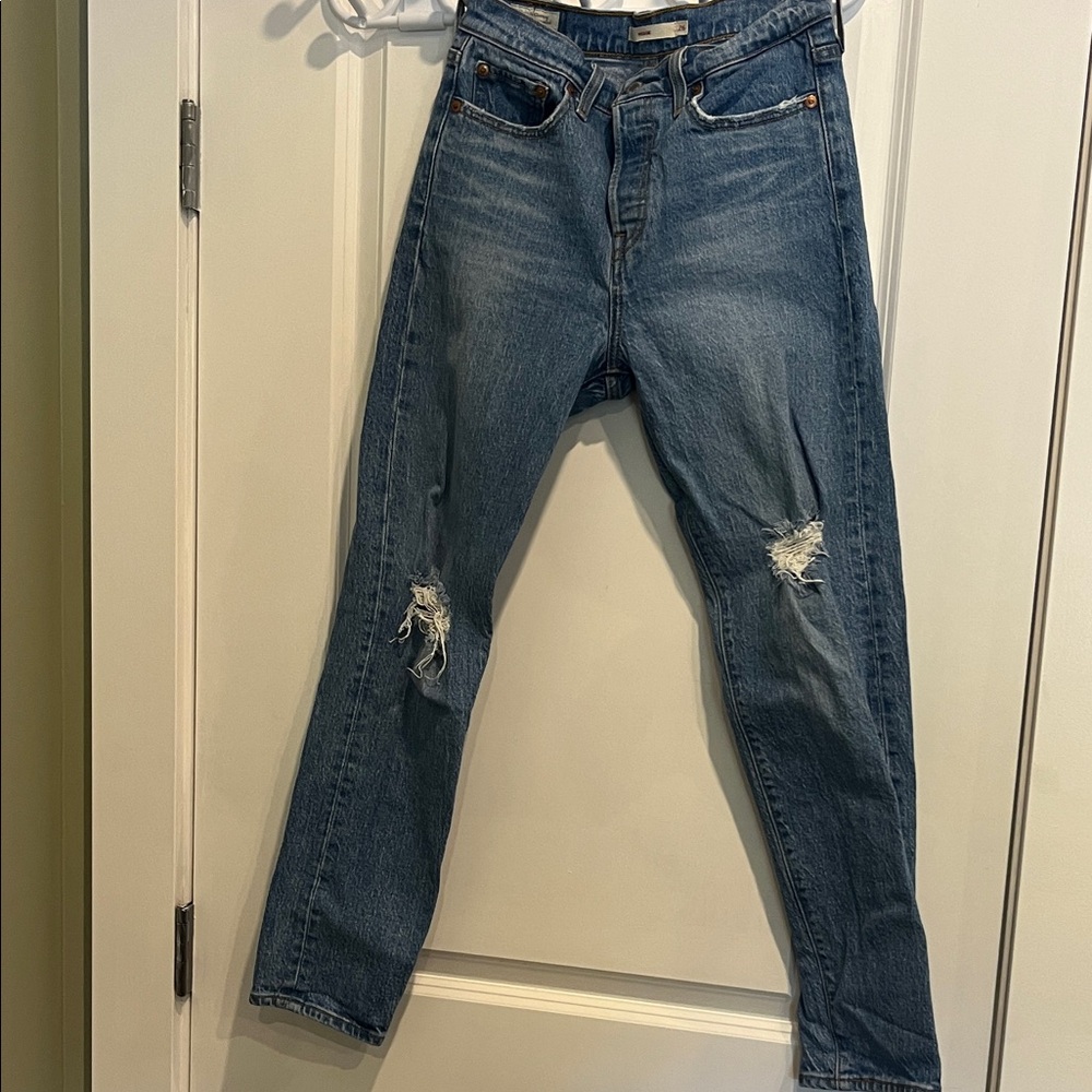 Signature by Levi Strauss Blue Straight Leg Jeans